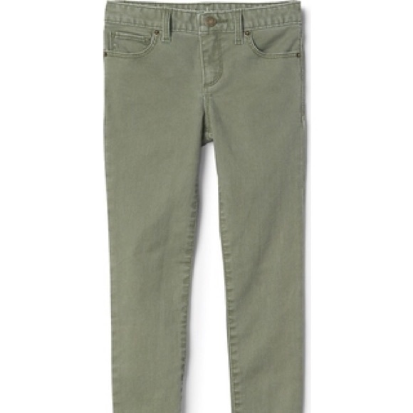 gap green jeans